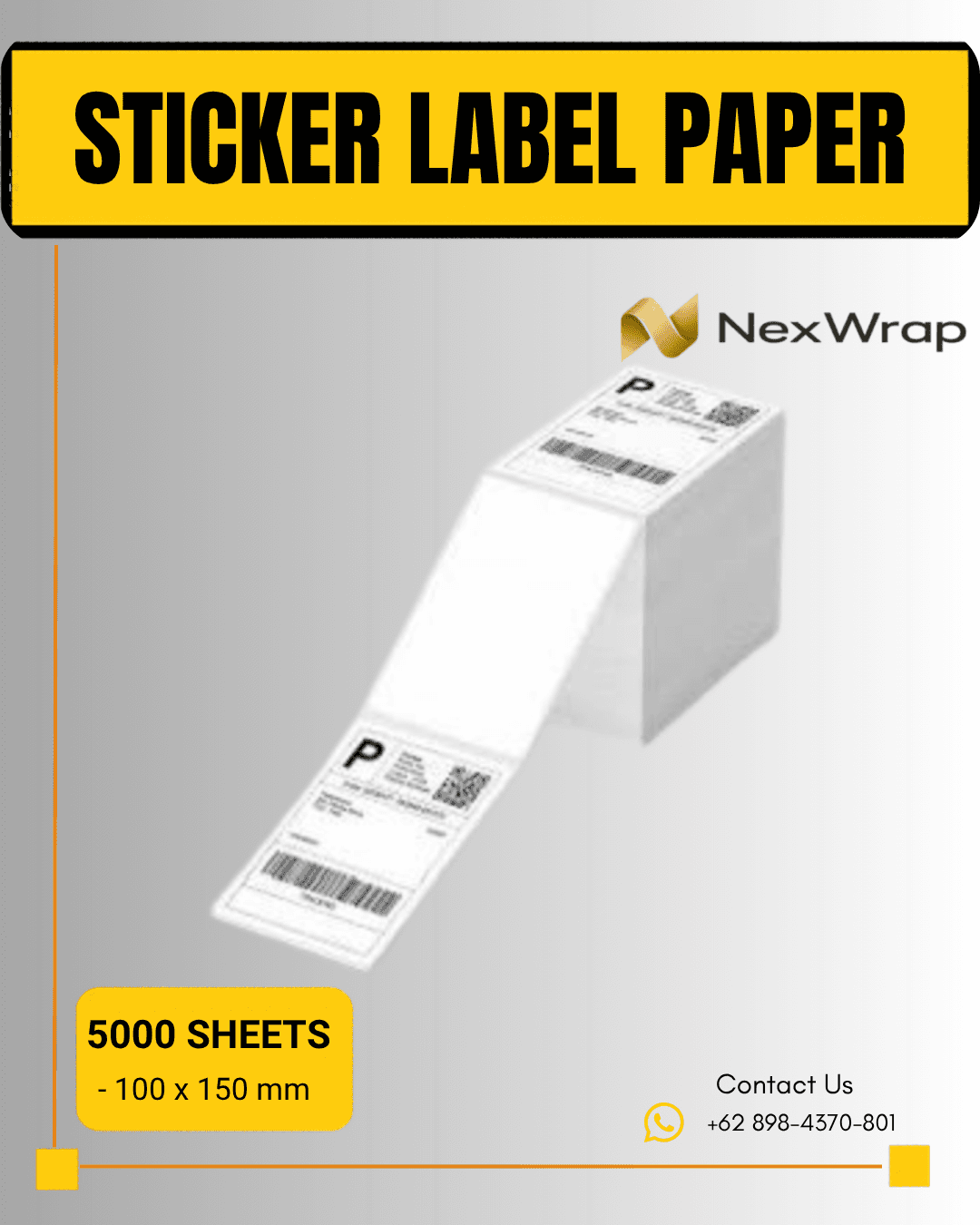 Label Paper (5000 Sheets)