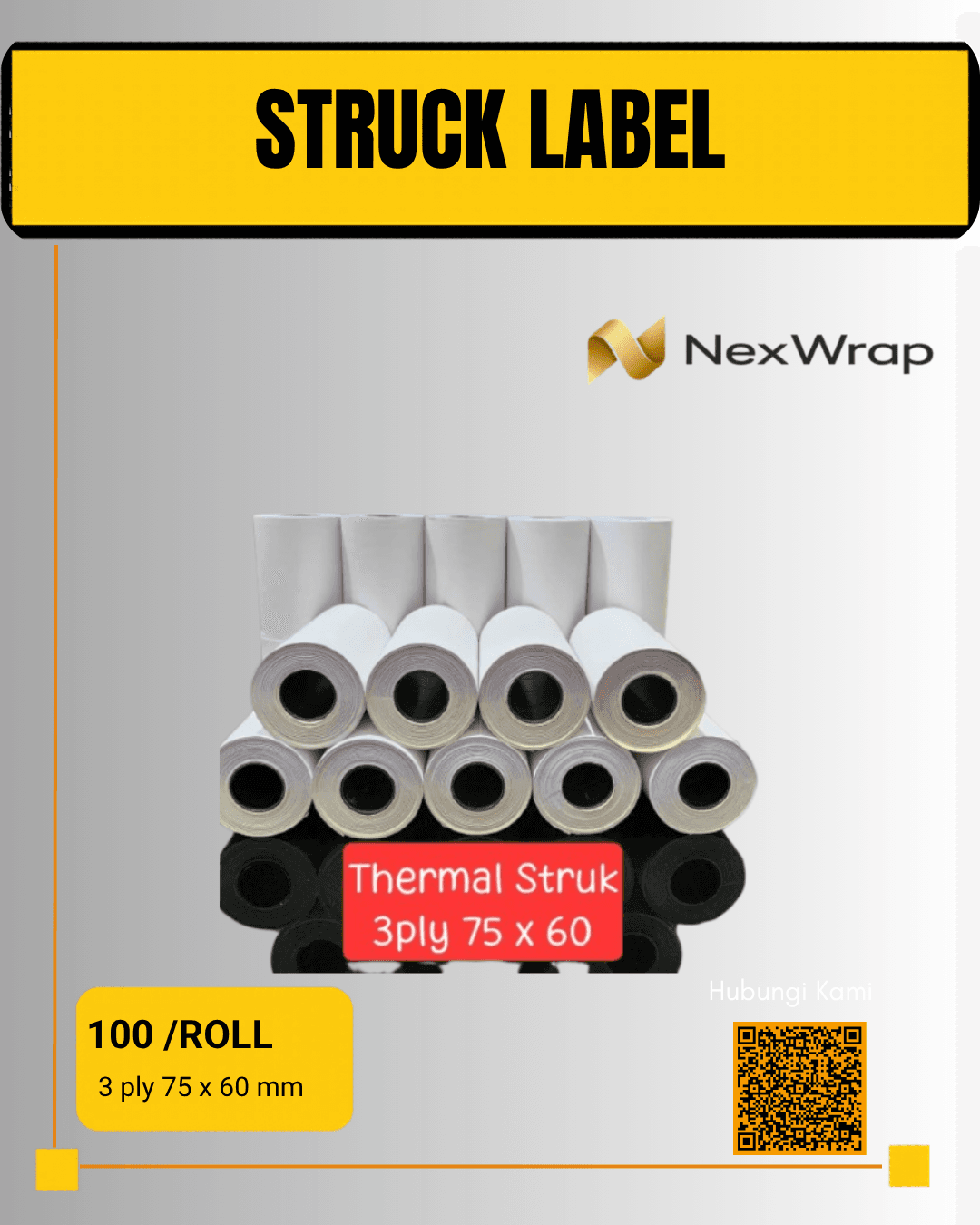 Struk Thermal 3 Ply (75x60)